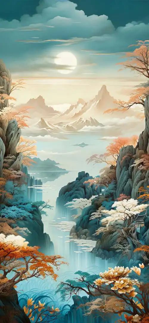 一组古风壁纸 好喜欢!