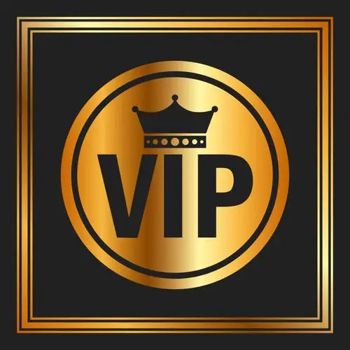 黑色背景上金色的矢量会员卡设计