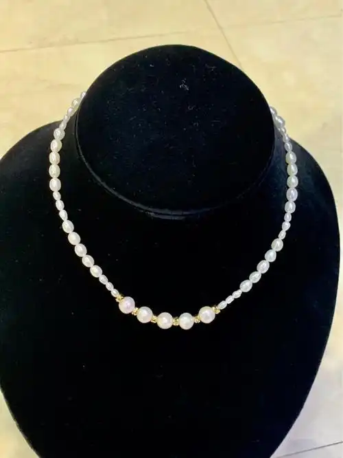 爱迪生巴洛克淡水珍珠项链 淡水珍珠