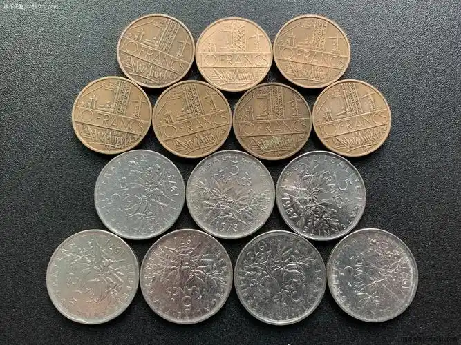 钱币天堂·交易区详情·法国硬币一组法郎frf