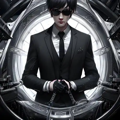 神秘黑衣人头像图片