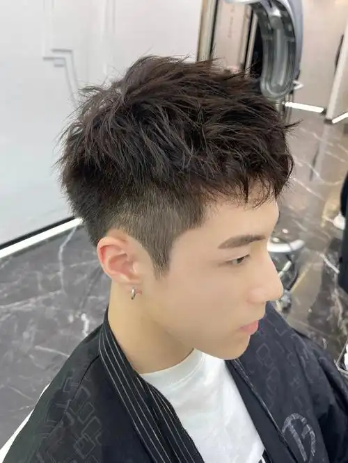 男士烫发懒人必备钢夹烫