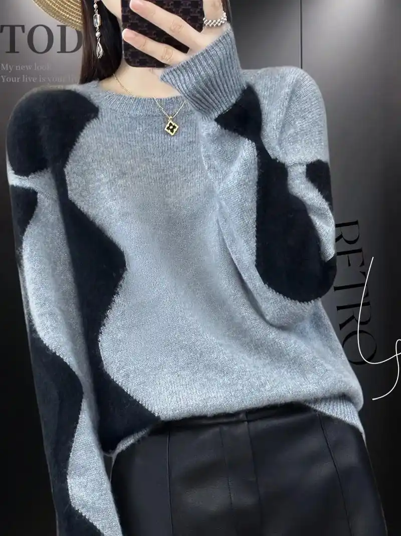 春节不打烊 姐妹们~新款打底衫太美啦!羊绒衫女士春秋季薄款 - 抖音