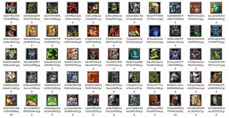 大量可以做头像的魔兽争霸图标