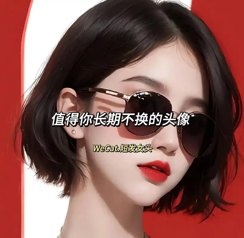 "不期待,是解决落差感最好的办法…" #短发女头 #女生头像 - 抖音