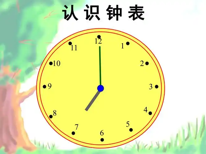 认识钟表12