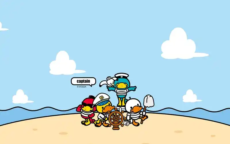 鸭嘴兽男孩星辰大海桌面壁纸