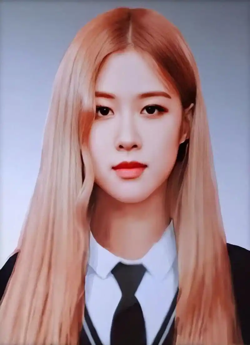 rose的冷白皮以及发量是她塑造甜美形象的最大优势.