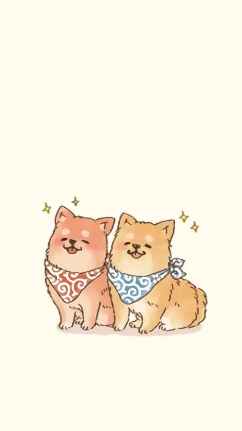 超级可爱的狗狗动漫图片精选真的是非常有爱了