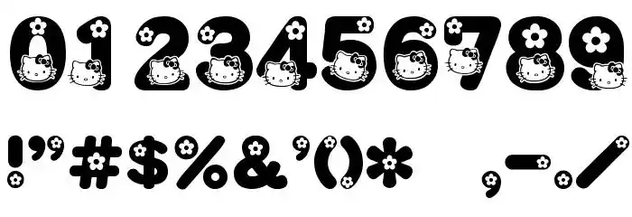 hellokittyfont字体