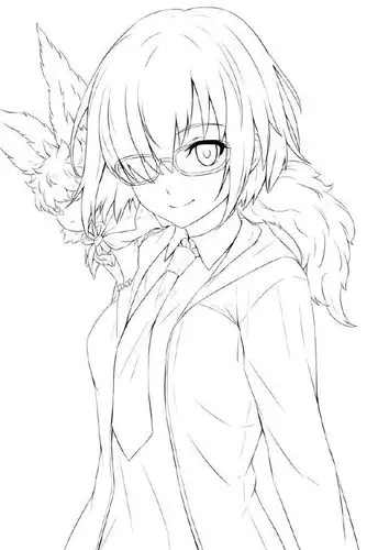 【精品】新手临摹漫画线稿图