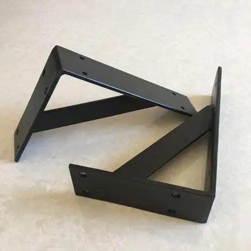 加厚铁三角架支架托架墙上支撑搁隔板置物架墙壁层板托承重三脚架普通