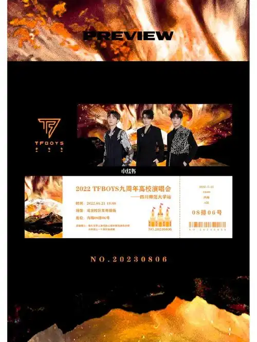 门票丨tfboys