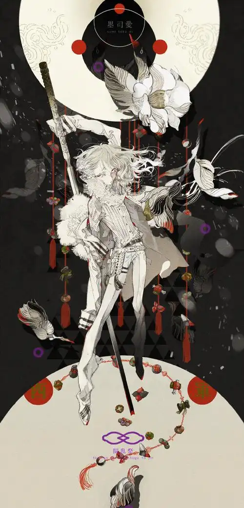 p站人气日本画师思春期雨の森插画集