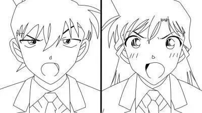 名侦探柯南工藤新一毛利兰