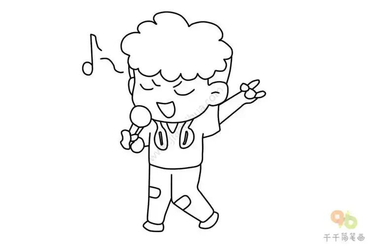 不同岗位的男性职业人物简笔画大全