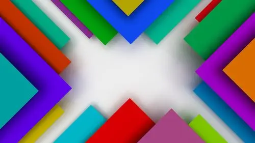 3d渲染 色彩鲜艳 几何形状 设计背景图片壁纸缤纷多彩壁纸图片_桌面