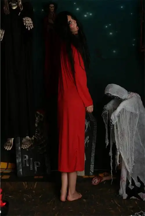 万圣节cos鬼新娘服情侣舞会舞台演出服 骨架吸血鬼服 僵尸服批发