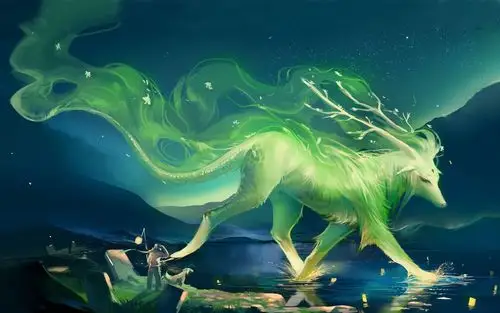 魔幻麒麟壁纸下载《鼠标右键另存为本地》