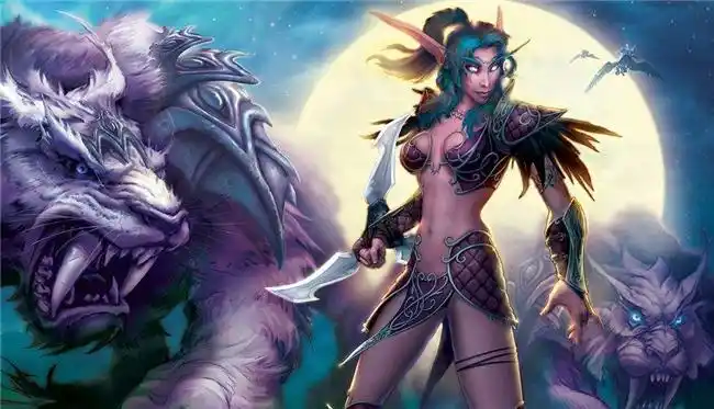 80史诗级别外观buff独具特色的暗夜精灵弓箭手