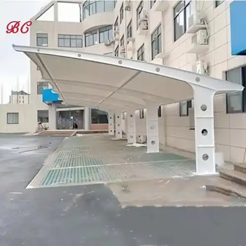 苏州定制大型户外汽车遮阳棚工厂小区简易小轿车车棚移动停车蓬