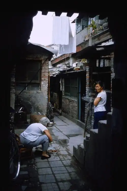 老照片:谁还记得这些北京胡同大杂院?