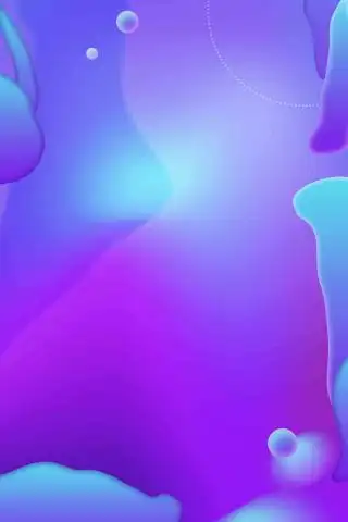 浪漫蓝紫色流体渐变背景