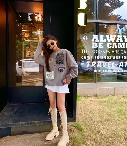 腿粗女孩这样穿靴子时髦显瘦又好看