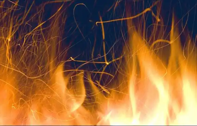 金色火焰四射效果