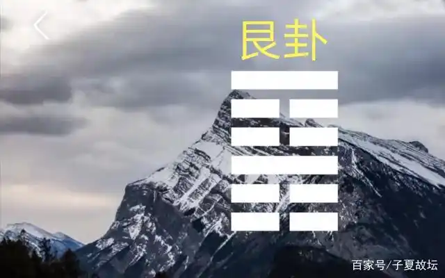 全方位,多角度,深层次地解析「艮卦」之卦图