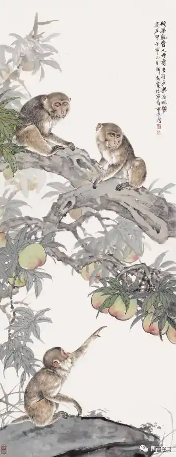 京城闻名的画猴大家——曹俊义(这么传达着浓浓温情的猴子您见过吗?