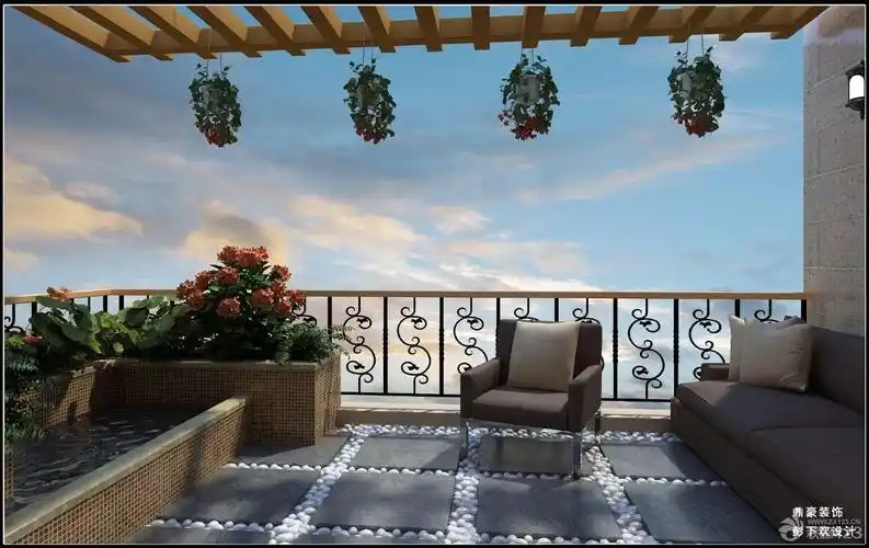 最新简约露天阳台装修效果图欣赏_设计456装修效果图