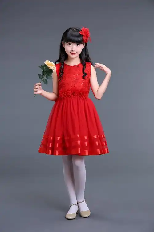 幼儿园儿童演出服女童蓬蓬纱裙六一女孩公主表演儿童演出服