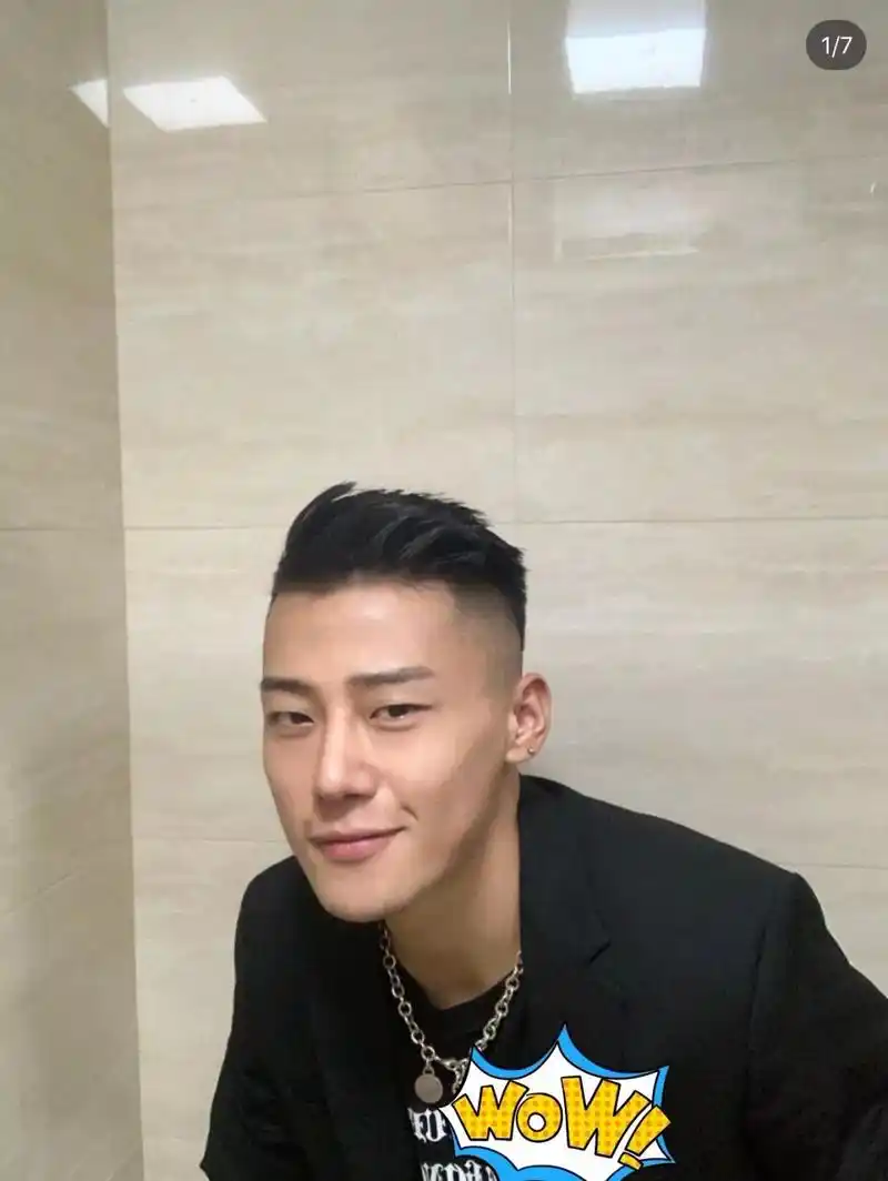 留2/8侧分短发好帅_发型