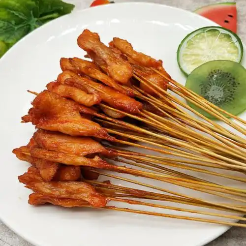 烧烤食材!锅圈食汇鸡肉小串20串*3把 共240g