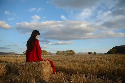 坝上草原,金秋人像