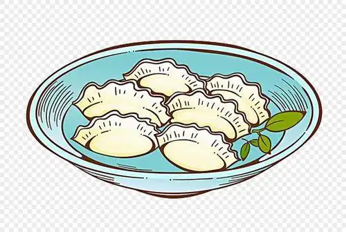 卡通饺子简笔画 卡通饺子简笔画图片