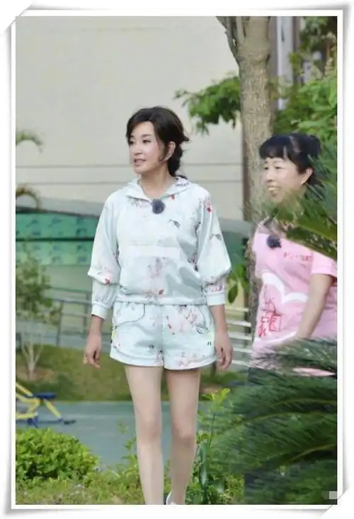 55岁何赛飞素颜照比63岁刘晓庆还老?网友:这才是没打针的脸