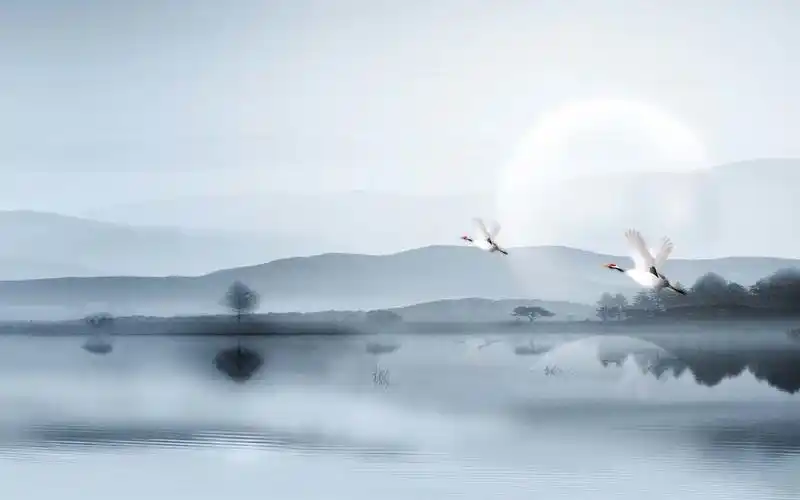 水墨中国风背景设计,高清图片,电脑桌面-壁纸族