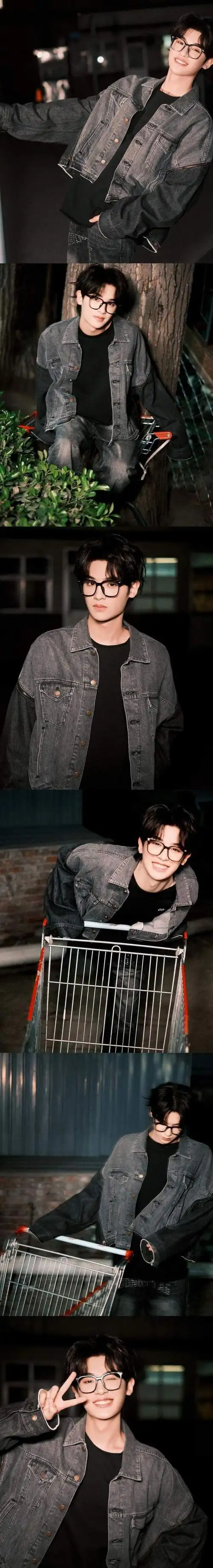 justin新闻240131黄明昊街拍造型集合时尚态度引网友热议