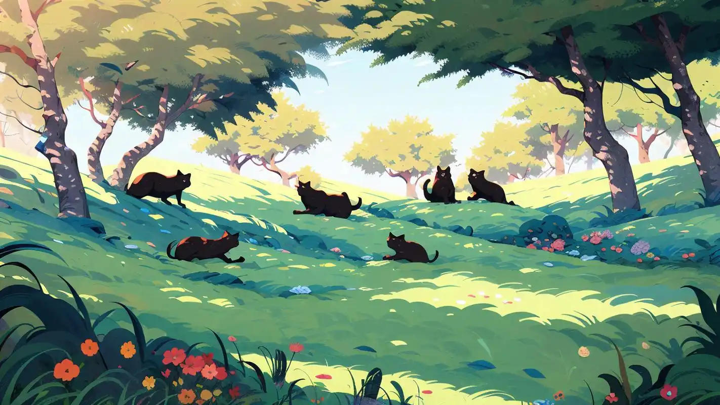 那就来试试这些超级可爱的卡通风景壁纸吧!