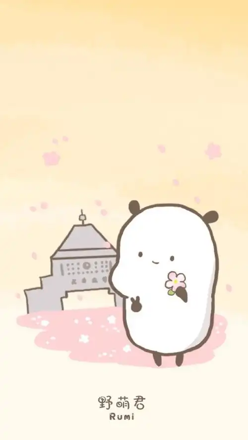 道独特的风景,也是天大学子代代传承的品质～野萌君海棠季壁纸送大家