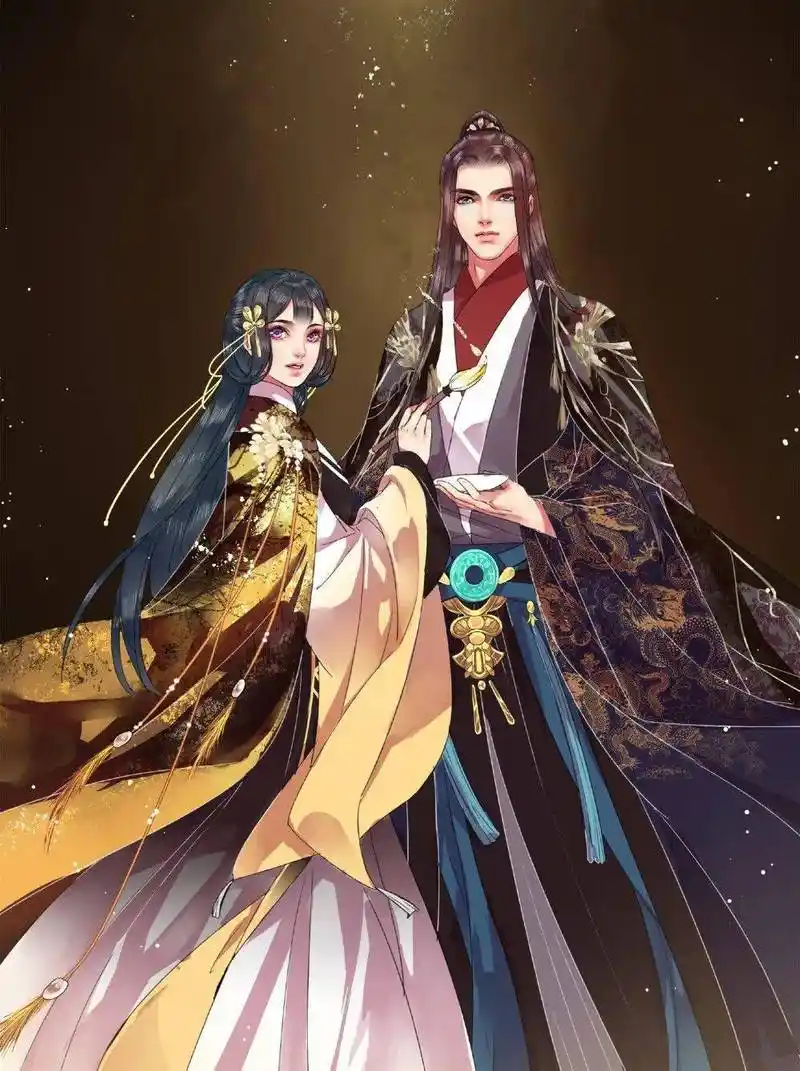 古风情侣壁纸丨姑娘的眼睛如星辰般璀璨