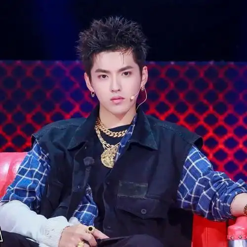 吴亦凡满钻古巴链男士古巴项链粗款嘻哈hiphop欧美街头大金链子潮