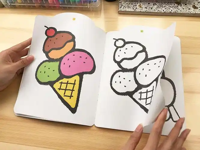 邦臣小红花儿童涂色绘本画画书0-3岁2宝宝学画画启蒙入门画画书籍3-6