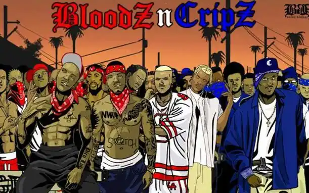 来看看真正的匪帮–––bloodz rap