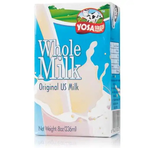 yosa悠萨 纯牛奶 236ml 美国进口 缺货1号店