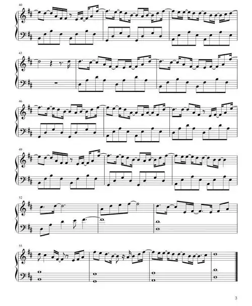 薛之谦《像风一样》即兴钢琴版,附谱