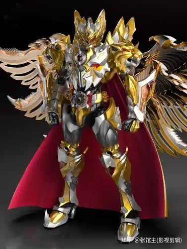 帝皇侠五套光影铠甲组合而成的最强战士究极形态法天相地