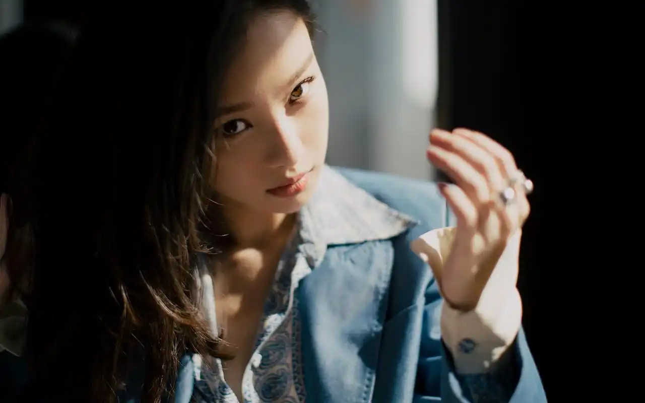 倪妮性感动人写真桌面壁纸